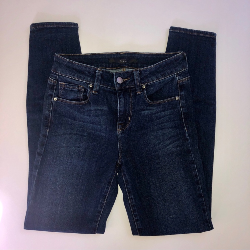 DSTLD High-Rise Skinny Jeans